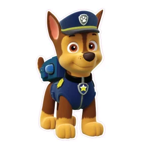 Paw Patrol Logo Chase German Shepherd Police vinyl sticker