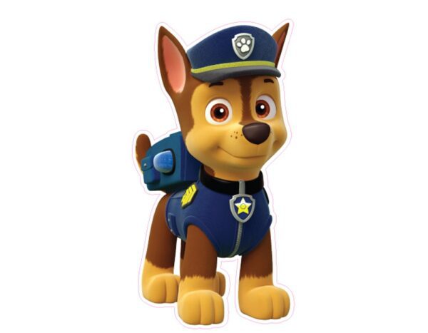 Paw Patrol Logo Chase German Shepherd Police vinyl sticker