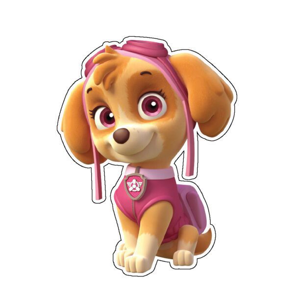 Paw Patrol Logo Vinyl Decal Sticker – For Cars, Laptops, Windows, And More, USA Made