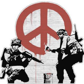 Peace-Soldiers-CND-By-Banksy-Wall-Art-vinyl-sticker
