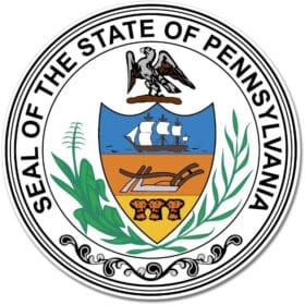 Pennsylvania State Seal Wall Window Car Vinyl Sticker Decal