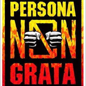 Persona Non Grata Civil Rights vinyl sticker