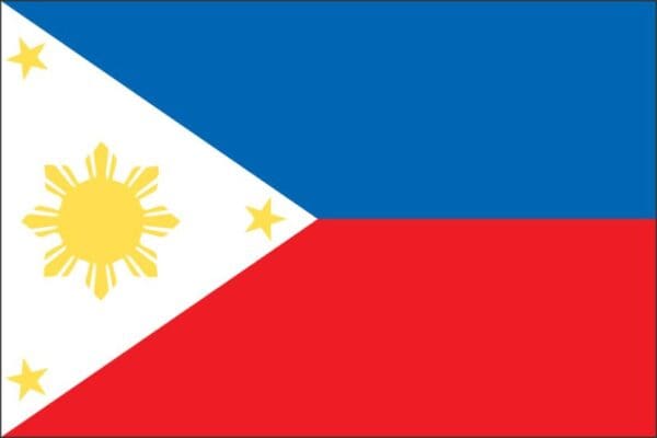 Philippines Standard Flag Wall Window Car Vinyl Sticker Decal