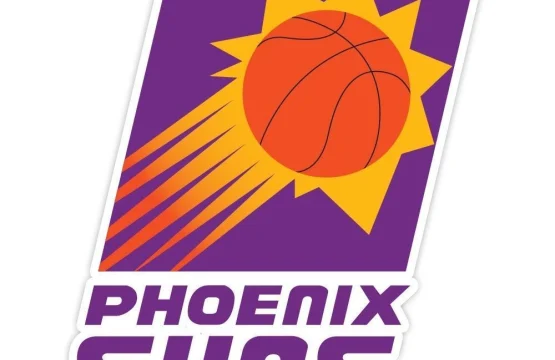 Phoenix Suns NBA Logo Basketball vinyl sticker