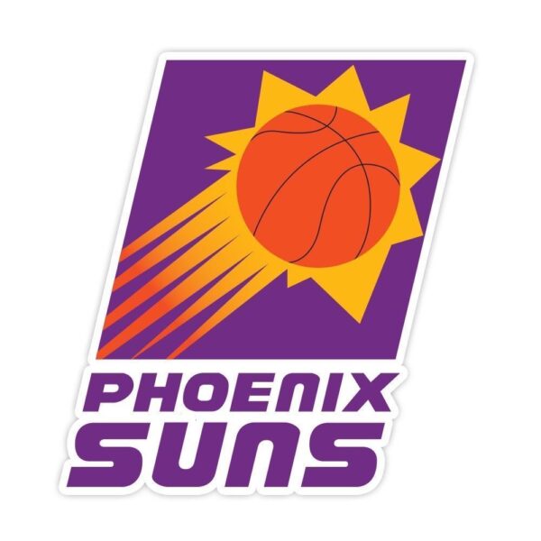 Phoenix Suns NBA Logo Basketball vinyl sticker