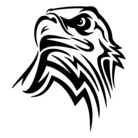 Phoenix Eagle Hawk Truck Cutout Vinyl Decal