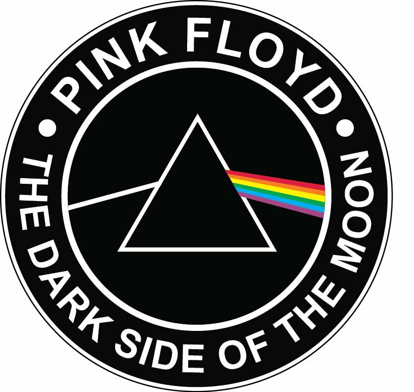 T-Shirt Donna Pink Floyd Logo Circle - Nero, 100% Cotone, Regular Fit, Taglie Dalla S Alla 5XL