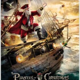 Pirates Of Christmas Curse Of Red Nosed Reindeer vinyl sticker