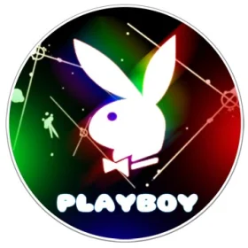 PlayBoy Emblem Black Vinyl Sticker