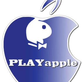Playboy-Apple PlayApple Vinyl Sticker