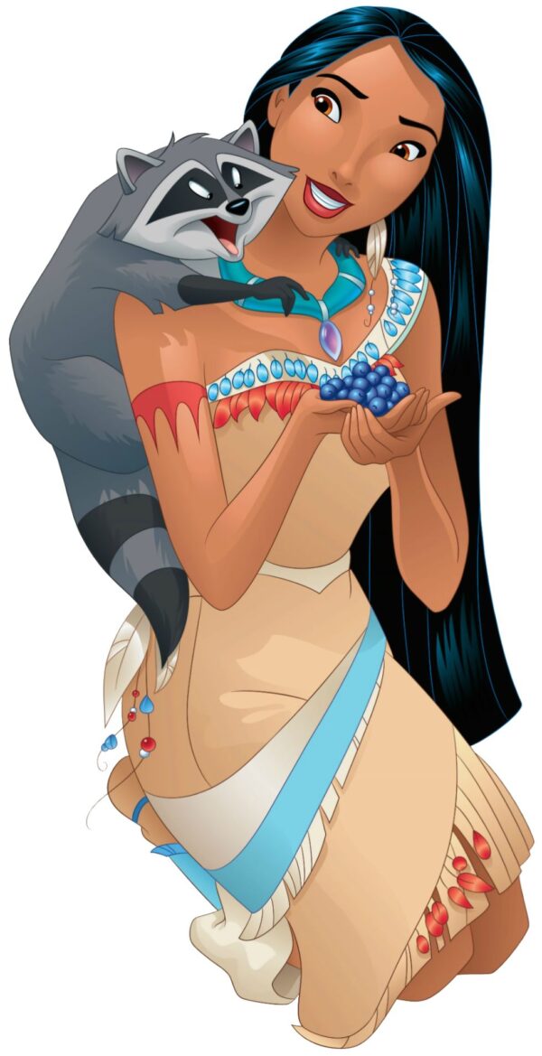 Pocahontas And Meeko vinyl sticker