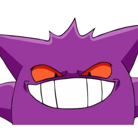 Pokemon Gengar Peeker vinyl sticker