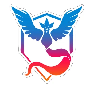 Pokemon Mystic vinyl sticker