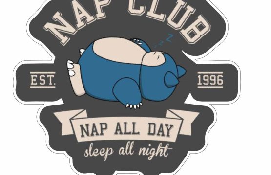 Pokemon Nap Club Snorlax Sleeping Video Game Vinyl Sticker