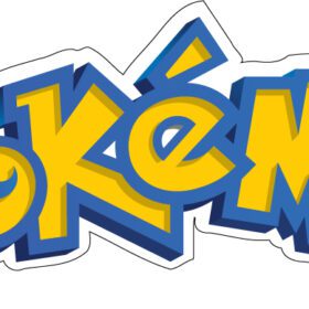 Pokemon logo vinyl sticker