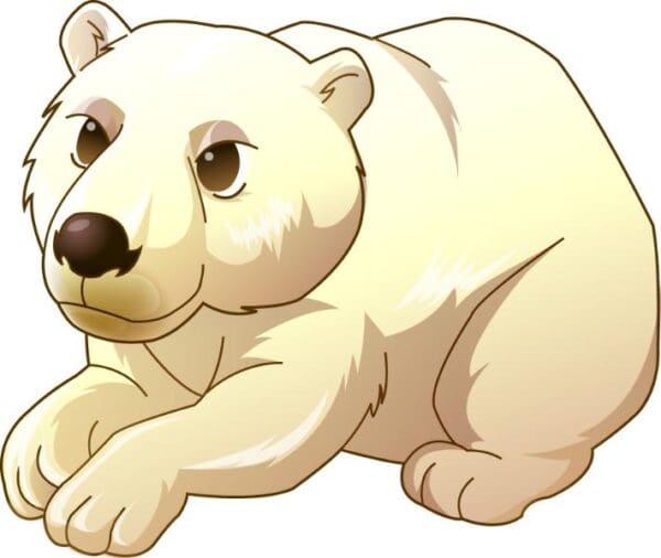 Polar Bear Wildlife Artic Wall Window Car Vinyl Sticker Decal