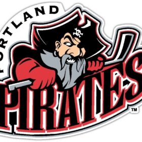 Portland Pirates AHL Hockey Logo vinyl