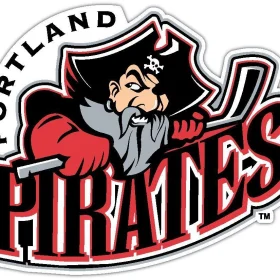 Portland Pirates AHL Hockey Logo vinyl