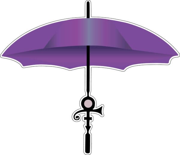 Prince Musician Umbrella Symbol Purple Rain Music