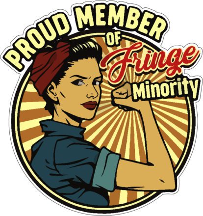 Proud Member Of The Fringe Minority Freedom Convoy Support Vinyl Sticker