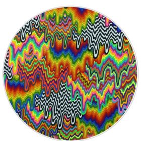 Psychedelic Hippie Drip Melting Acid Trip Vinyl Sticker