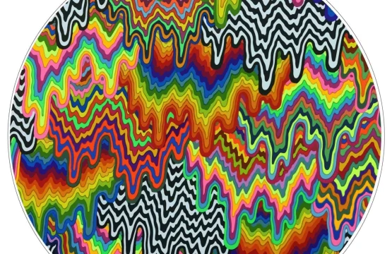 Psychedelic Hippie Drip Melting Acid Trip Vinyl Sticker
