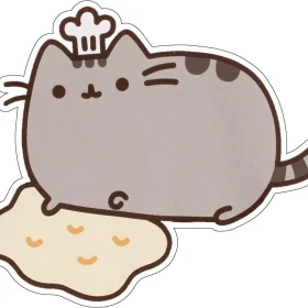 Pusheen Baker Men's Detail Redo vinyl sticker