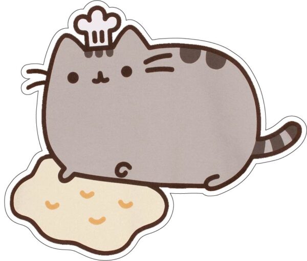 Pusheen Baker Men's Detail Redo vinyl sticker