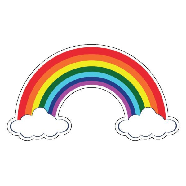 Rainbow Happiness Peace vinyl sticker