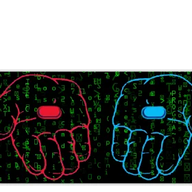 Red And Blue Pills Life Changing Truth Deal The Matrix Movie Vinyl Sticker