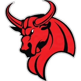 Red Bull Head Cut Out vinyl sticker