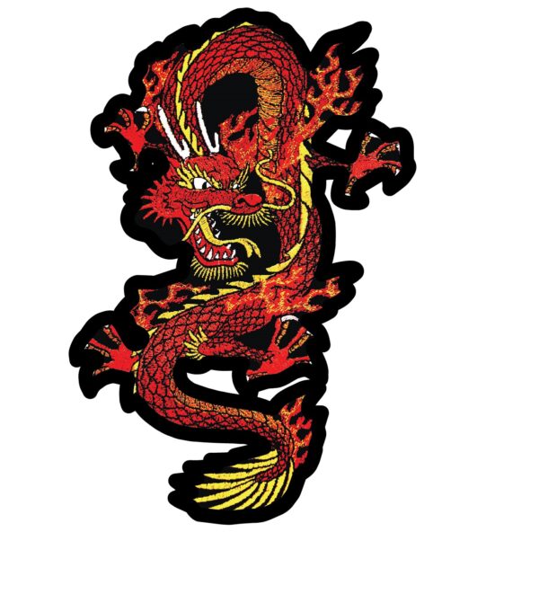 Red Flying Dragon vinyl sticker