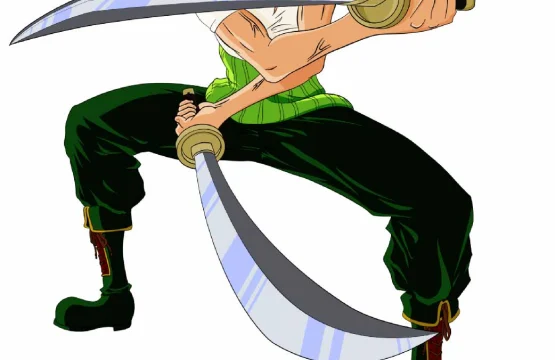 Render Zoro vinyl sticker