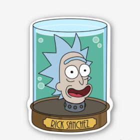 Rick Futurama vinyl sticker