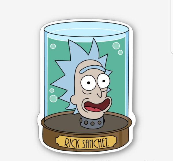 Rick Futurama vinyl sticker