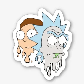 Rick & Morty Drip vinyl sticker