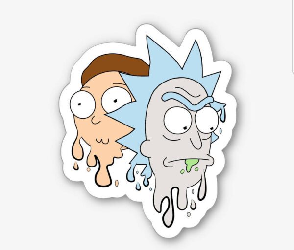 Rick & Morty Drip vinyl sticker