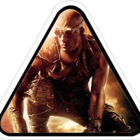 Riddick Movie Art Vin Diesel Fans Fight For Survival Vinyl Sticker
