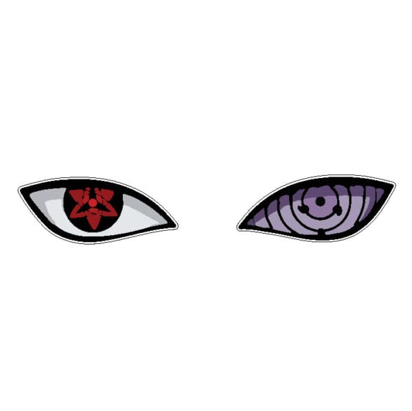 Rinnegan Sharingan Sasuke Uchiha Both Mangekyou Square