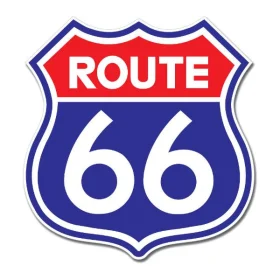 Route 66 Sign Wall Window Car Vinyl Sticker Decal-1