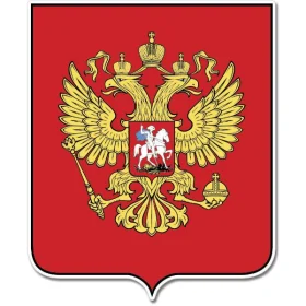 Russia Coat of Arms Emblem Wall Window Car Vinyl Sticker Decal