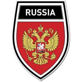 Russia Shield Coat of Arms Emblem Wall Window Car Sticker Decal