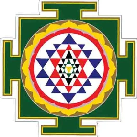 SHRI-JANTRA Vinyl Sticker