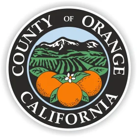 STICKER Orange county seal California bumper decal.JPG