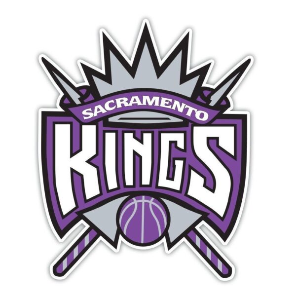 Sacramento Kings NBA Logo Basketball vinyl sticker