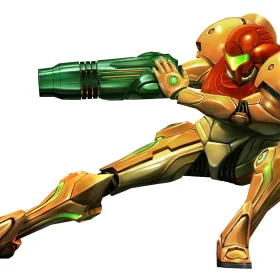 Samus Fire Gun vinyl sticke
