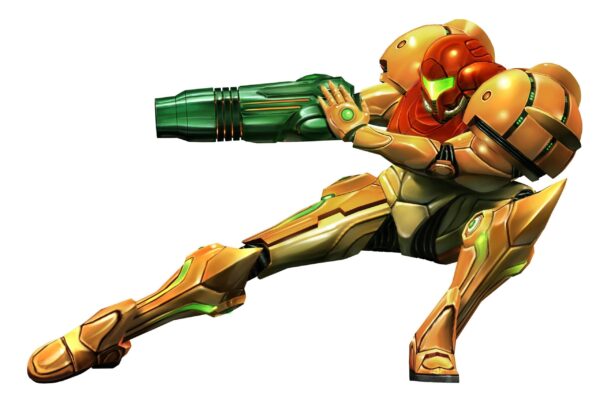 Samus Fire Gun vinyl sticke