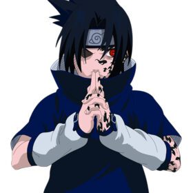 Sasuke Uchiha Madara Naruto Rise Of A Ninja vinyl sticker