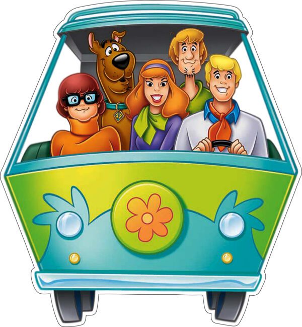 Scooby And Gang By Captain Jack vinyl sticker printed vinyl decal