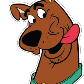 Scooby Doo Tongue vinyl sticker